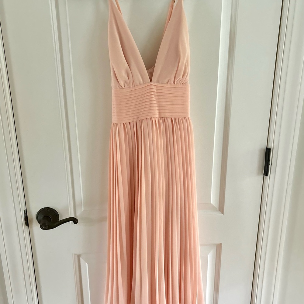 Lulus blush pink sleeveless dress